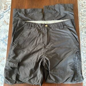 Boys REI Dark Gray Cargo Shorts
